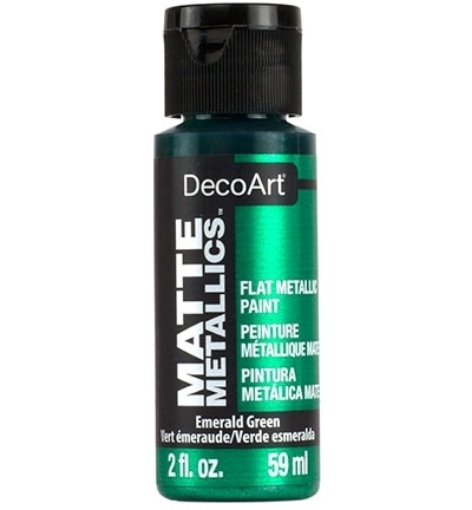 Picture of DecoArt Acrylic Matte Metallics | Μεταλλικό Ακρυλικό Χρώμα με Ματ/Σατινέ Φινίρισμα – Emerald Green, 59ml 