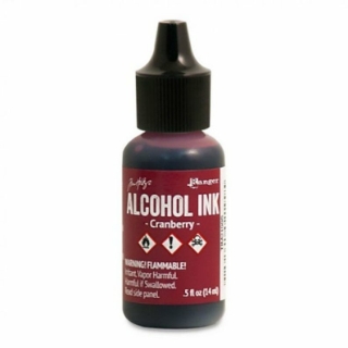 Picture of Tim Holtz Alcohol Ink Μελάνι Οινοπνεύματος 15ml – Cranberry 🍒
