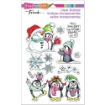 Picture of Stampendous! Fran's Clear Stamps Set Σετ Διάφανες Σφραγίδες - Penguin Gift, 8τεμ