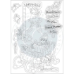 Picture of Craft Consortium Clear Stamps Σετ Διάφανες Σφραγίδες Made By Elves  – Sleigh, 6τεμ