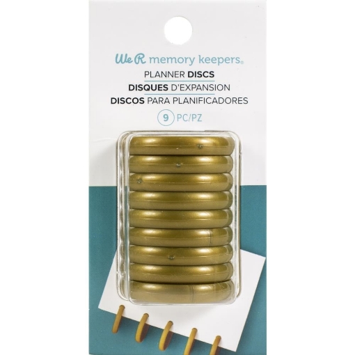 Picture of Crop-A-Dile Planner Discs 1.25" - Δίσκοι Βιβλιοδεσίας Χρυσό 