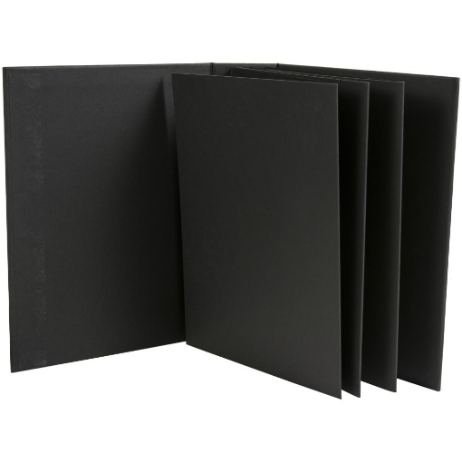 Picture of 49 And Market Foundations 2" Portrait Album 8.5"X6.5" - Black
