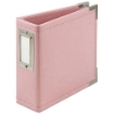 Picture of We R Memory Keepers Classic Leather D-Ring Album 4"X4" – Pretty Pink