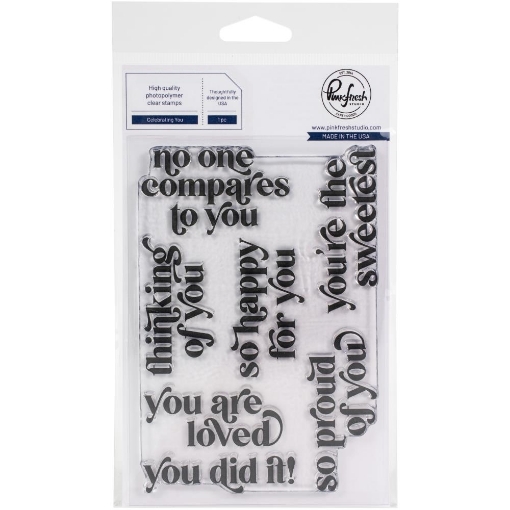 Picture of Pinkfresh Studio Clear Stamp Διάφανη Σφραγίδα - Celebrating You
