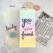 Picture of Pinkfresh Studio Στένσιλ Σετ 4.X9" -  Slimline Hearts Builder Layering
