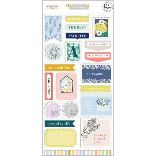 Picture of PinkFresh Studio Cardstock Αυτοκόλλητα – The Best Day