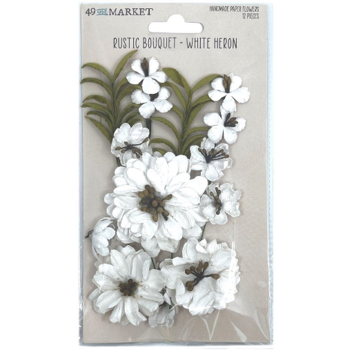 Picture of 49 And Market Rustic Bouquet Χάρτινα Λουλούδια - White Heron