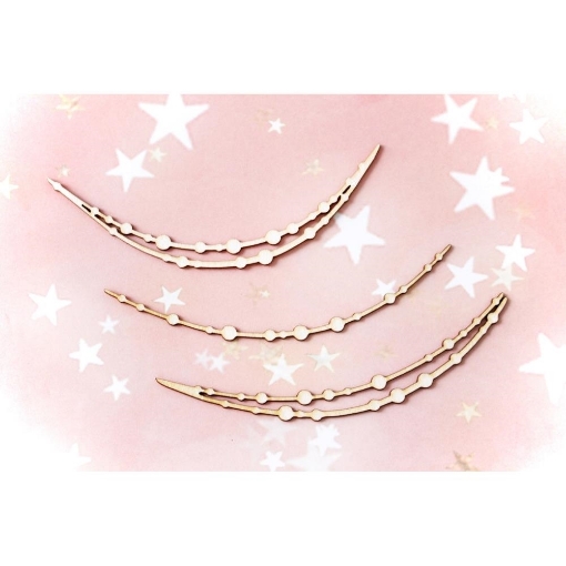 Picture of Asuka Studio Brick Wall & Frames Chipboard Embellishments – Fairy Lights