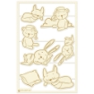 Picture of P13 Die-Cut Chipboard Embellishments 4"X6" – Good Night 01