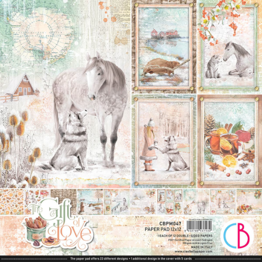 Picture of Ciao Bella Paper Pad Διπλής Όψεως 12”x12” - The Gift of Love 