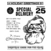 Picture of Tim Holtz Cling Stamps Set Σφραγίδες Rubber 7"X8.5" - Jolly Santa , 8τεμ
