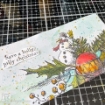 Picture of Tim Holtz Cling Stamps Set Σφραγίδες Rubber 7"X8.5" - Cozy Christmas, 8τεμ