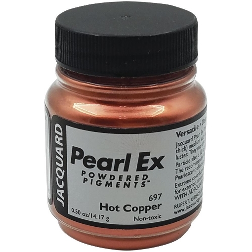 Picture of 🪄 Jacquard PearlEx Powdered Pigment 14g - Hot Copper – Mica Χρωστική σε Σκόνη σε Ζεστό, Μεταλλικό Χάλκινο Φινίρισμα