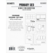 Picture of Colorbok Primary Geometric Μπλοκ Χαρτιών Scrapbooking Μονής Όψης 8,5" x 11", 50 Φύλλα