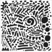 Picture of Crafter's Workshop Template Στένσιλ 6"X6" - Mystical Doodles
