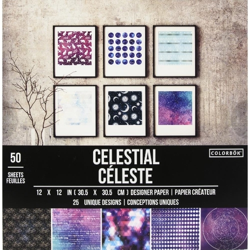 Picture of Colorbok Designer Paper Συλλογή Χαρτιών Scrapbooking  12'' x 12'' - Celestial