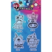Picture of Studio Light Art By Marlene Clear Stamps Σετ Διάφανες Σφραγίδες Out Of This World - Big Bots, 8τεμ