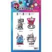 Picture of Studio Light Art By Marlene Clear Stamps Σετ Διάφανες Σφραγίδες Out Of This World - Big Bots, 8τεμ