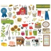 Picture of Simple Stories Διακοσμητικά Die-Cuts - Homegrown, Bits & Pieces, 52τεμ