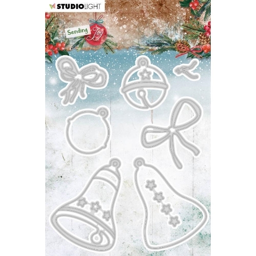 Picture of Studio Light Sending Joy Cutting Die - NR. 49, Christmas Bells
