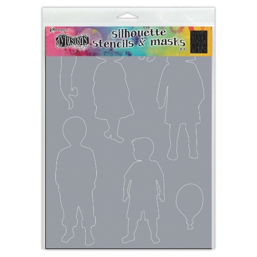 Picture of Dyan Reaveley's Dylusions Στένσιλ & Μάσκα 9" x 12" - Grandkids