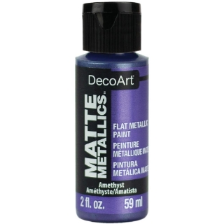 Picture of DecoArt Acrylic Matte Metallics | Μεταλλικό Ακρυλικό Χρώμα με Ματ/Σατινέ Φινίρισμα – Amethyst, 59ml 