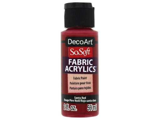 Picture of SoSoft Ακρυλικό Χρώμα για Ύφασμα 59ml - Santa Red