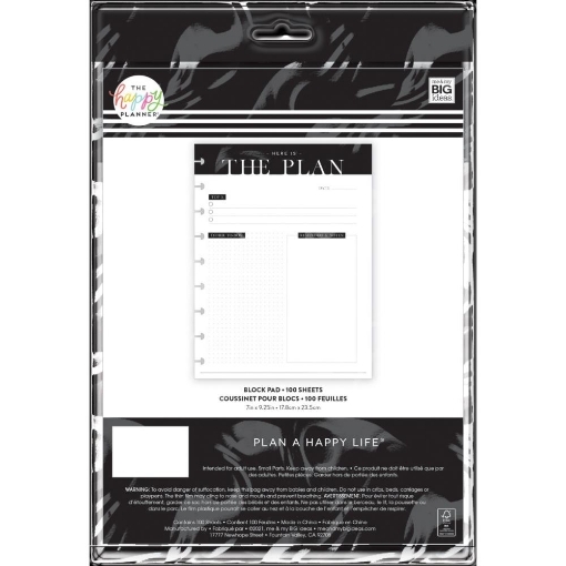 Picture of Happy Planner Classic Block Pad 9.25"X7"- The Plan