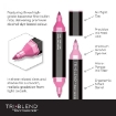 Picture of Spectrum Noir TriΒlend Markers Μαρκαδόρος Οινοπνεύματος 3 Σε 1 - Deep Blends, Σετ 24 τεμ