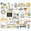 Picture of Simple Stories Διακοσμητικά Die-Cuts – Hearth and Home, Bits & Pieces, 62τεμ