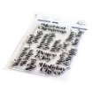 Picture of Pinkfresh Studio Clear Stamp Set 4"X6"- Perfect Sentiments, Holiday