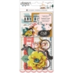 Picture of American Crafts Ephemera Cardstock Διακοσμητικά Die-Cuts - Market Square, Cardstock & Acetate με Gold Foil, 40τεμ