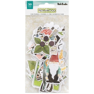 Picture of Vicki Boutin Cardstock Ephemera Διακοσμητικά Die-Cuts - Fernwood Icon Ephemera, 50τεμ