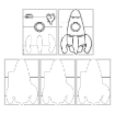 Picture of P13 Light Chipboard Διακοσμητικά You Can Be Anything -  Rocket No. 7 