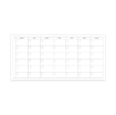 Picture of P13 Journal Pad - Blank Monthly Calendar 
