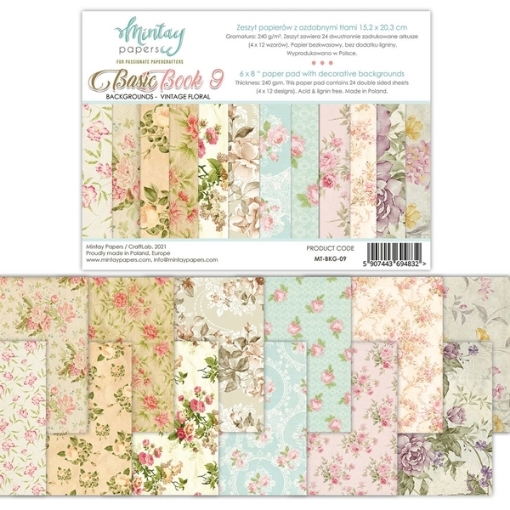 Picture of Mintay Papers Basic Book 9 - Background Vintage Floral