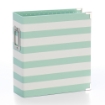 Picture of Simple Stories Sn@p! Striped Designer Άλμπουμ 6"X8" - Robin's Egg Stripe