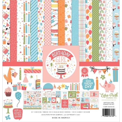 Picture of Echo Park Collection Kit 12"X12" - Birthday Girl