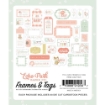 Picture of Echo Park Cardstock Διακοσμητικά Die-cuts - It's A Girl, Frames & Tags, 33τεμ