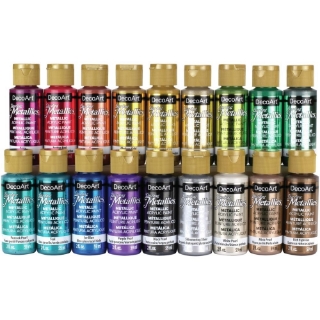 Picture of Deco Art Dazzling Metallics Value Pack Σετ Ακρυλικά Μεταλλικά Χρώματα 59ml - Fan Favorites, 18 τεμ.