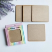 Picture of Dress My Craft MDF Coasters - Σουβέρ 4"X4" (Σετ 4 τμχ) 