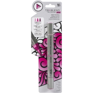Picture of Spectrum Noir Triblend Brush Μαρκαδόρος Οινοπνεύματος 3 σε 1 - Bright Pink Blend (BP1 BP4 BP7)