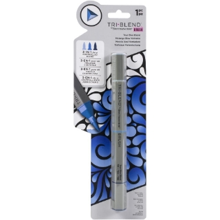 Picture of Spectrum Noir Triblend Brush Μαρκαδόρος Οινοπνεύματος 3 σε 1 - True Blue Blend (TB1 TB4 TB8)