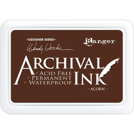 Picture of Ranger Archival Ink Pad Acorn – Αδιάβροχο Καφέ Μελάνι Σφραγίδας
