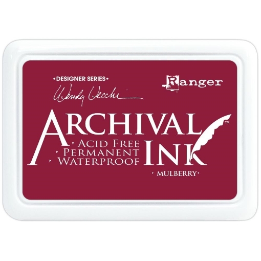 Picture of Ranger Archival Ink Pad Mulberry – Αδιάβροχο Βαθύ Μπορντό Μελάνι Σφραγίδας