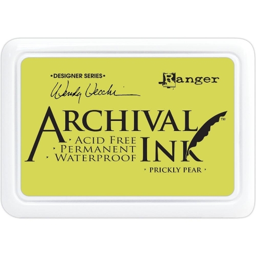 Picture of Ranger Archival Ink Pad – Designer Series by Wendy Vecchi | Μόνιμο Αδιάβροχο Μελάνι Σφραγίδας – Prickly Pear 