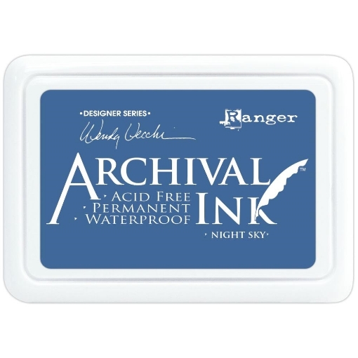Picture of Ranger Archival Ink Pad Night Sky – Αδιάβροχο Μπλε Νυχτερινού Ουρανού Μελάνι Σφραγίδας