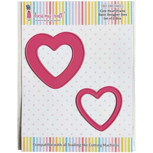Picture of Dress My Craft Basic Designer Dies Μήτρες Κοπής - Cute Heart Frame 