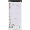 Picture of Happy Planner Skinny Classic Half Sheet Fill Paper - Notes And Things
