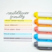 Picture of Zebra Mildliner Friendly Mild | Διπλοί Μαρκαδόροι Υπογράμμισης Chisel & Fine – 5τεμ.